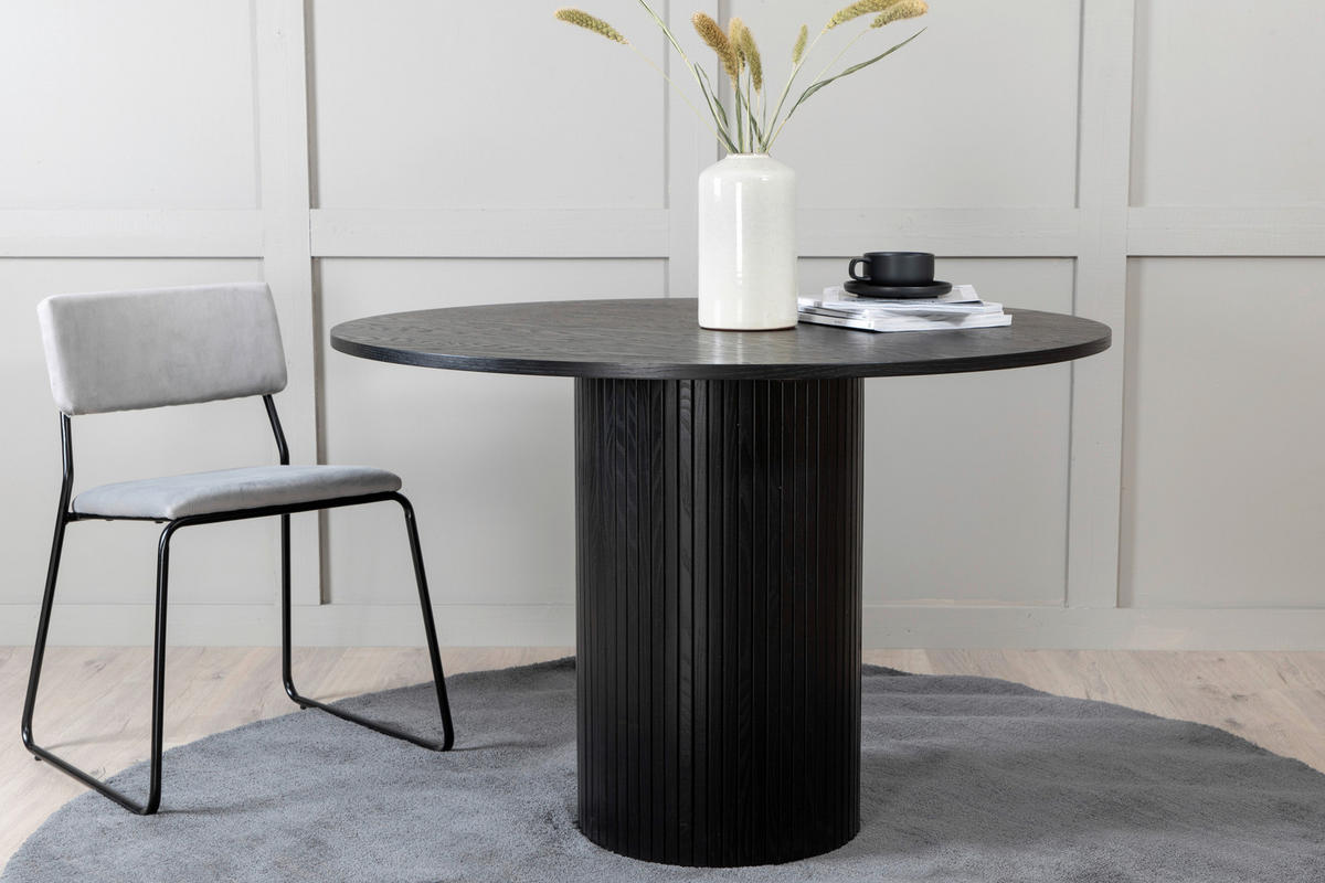 ESSTISCH in Holzwerkstoff 110/110/75 cm  - Schwarz, Design, Holzwerkstoff (110/110/75cm) - Livetastic