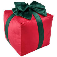ZIERKISSEN  30/30 cm   - Rot/Grün, Trend, Textil (30/30cm) - X-Mas