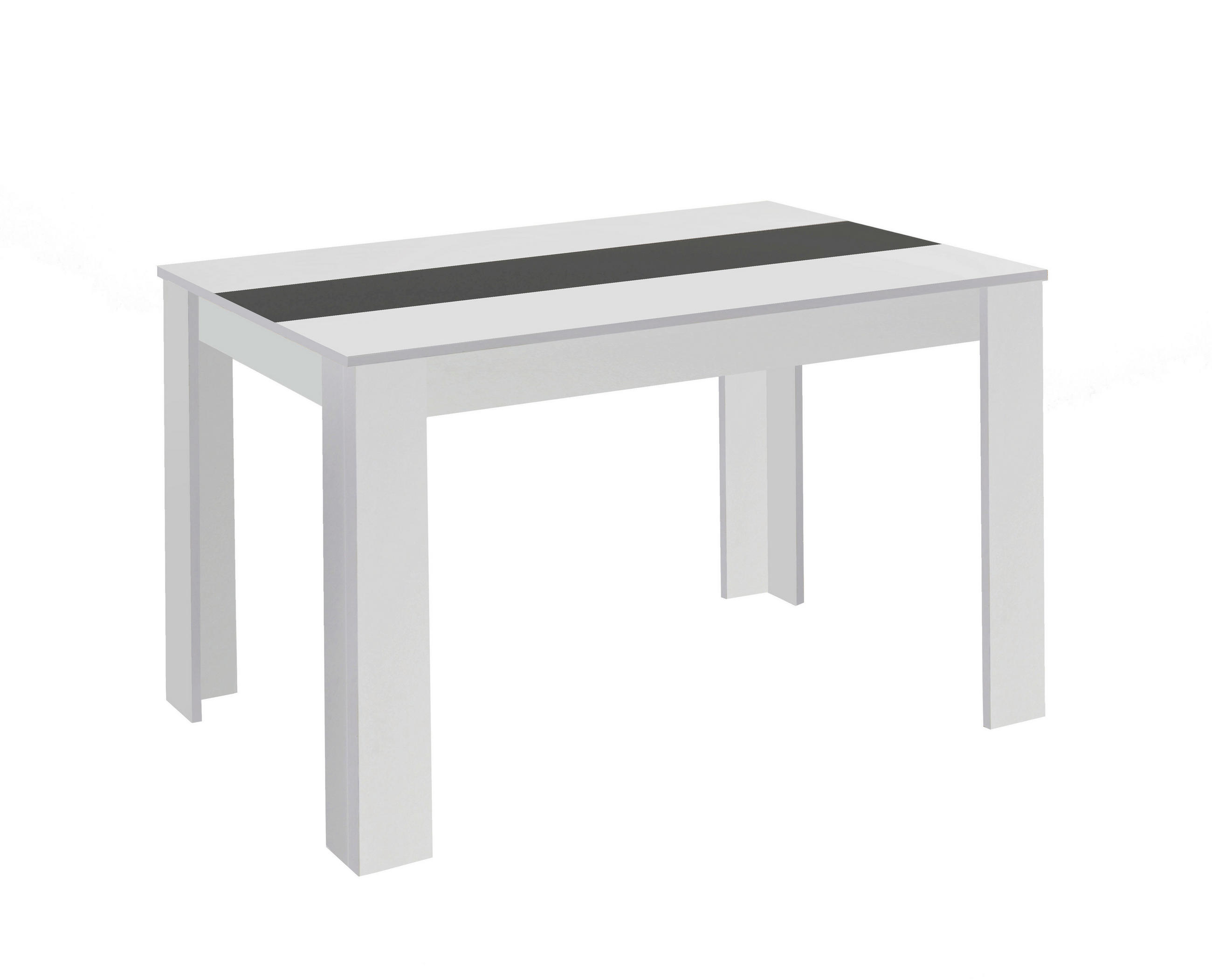 ESSTISCH 160/90/75 cm Nachbildung  Holzwerkstoff In verschiedenen Grössen erhältlich, schnell aufzubauende und stabile Arbeitsfläche rechteckig Weiss  - Weiss, Modern, Holzwerkstoff (160/90/75cm) - MID.YOU