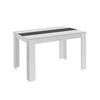 ESSTISCH 160/90/75 cm Nachbildung  Holzwerkstoff in verschiedenen Größen erhältlich, schnell aufzubauende und stabile Arbeitsfläche rechteckig Weiß  - Weiß, MODERN, Holzwerkstoff (160/90/75cm) - MID.YOU