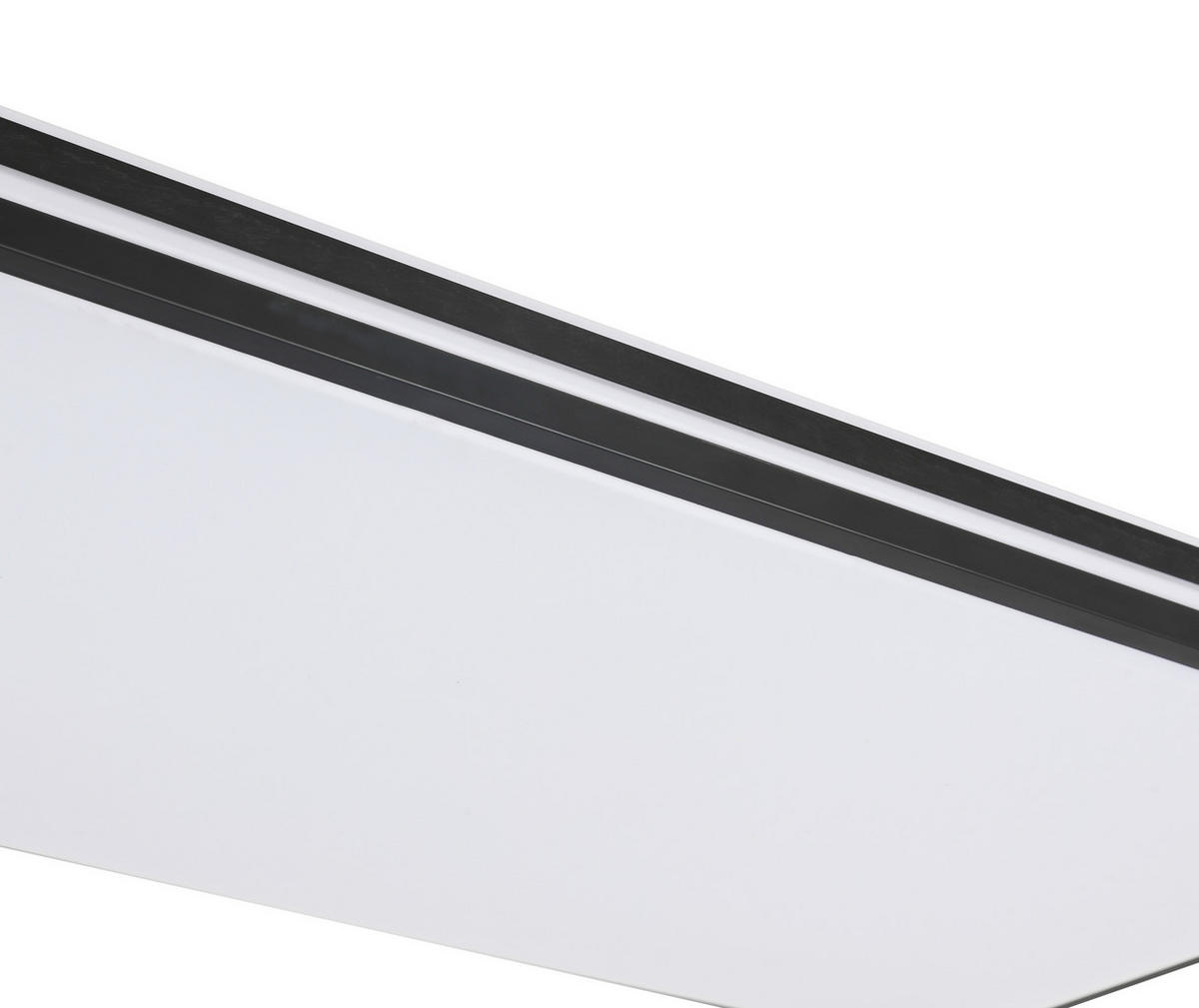 PLAFONIERĂ CU LED - alb/negru, Basics, plastic/metal (66/33/5,5cm) - Novel