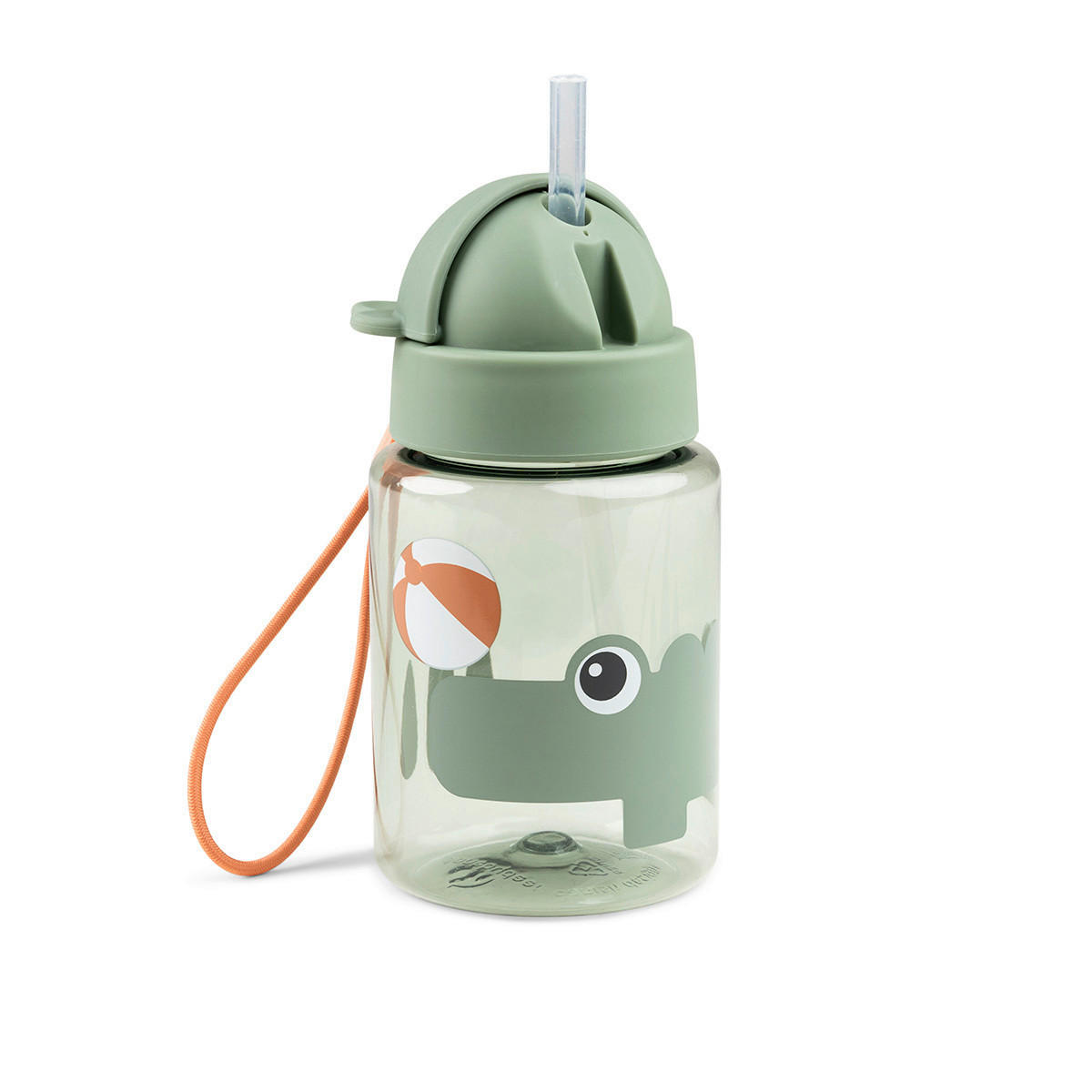 KINDERTRINKFLASCHE  - Salbeigrün/Hellgrün, Basics, Kunststoff (7/7/15cm) - done by deer