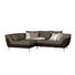 WOHNLANDSCHAFT in Textil Braun, Dunkelbraun - Dunkelbraun/Naturfarben, Design, Holz/Textil (175/313cm) - Carryhome WOHNLANDSCHAFT in Textil Braun, Dunkelbraun - Dunkelbraun/Naturfarben, Design, Holz/Textil (175/313cm) - Carryhome