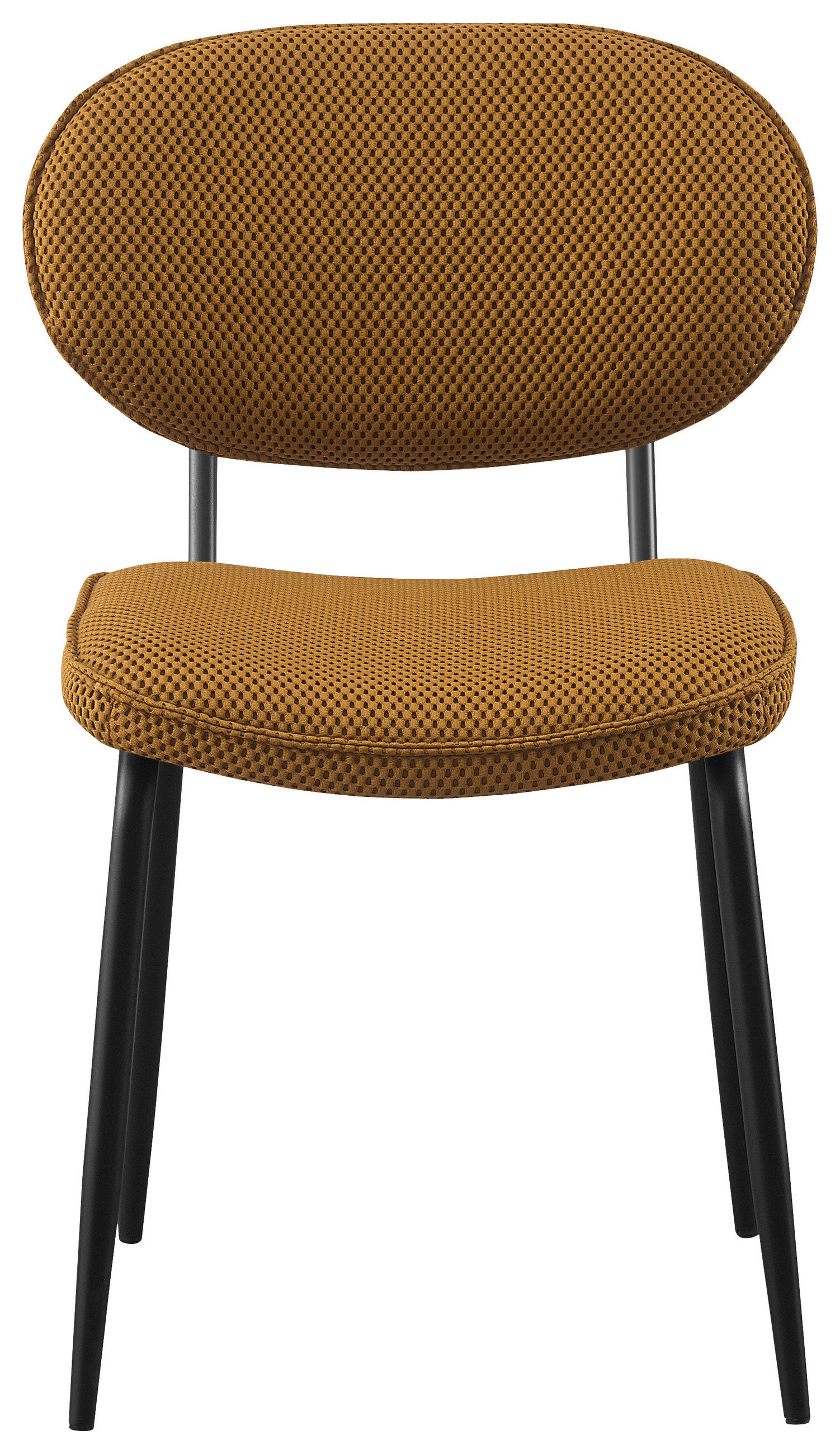 STOL, kovina, tekstil rumena, črna  - rumena/črna, Konvencionalno, kovina/tekstil (45/85/46cm) - Boxxx