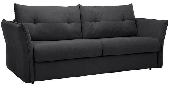 SCHLAFSOFA Webstoff Anthrazit  - Anthrazit/Schwarz, KONVENTIONELL, Kunststoff/Textil (220/89/104cm) - Carryhome