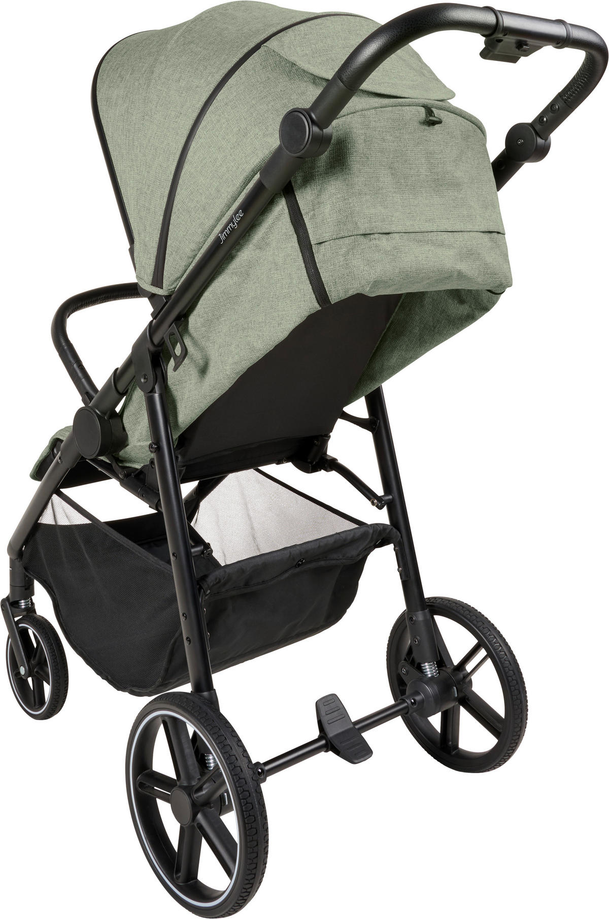 BUGGY  - Schwarz/Grün, Trend, Kunststoff/Textil (55/56/107cm) - Jimmylee
