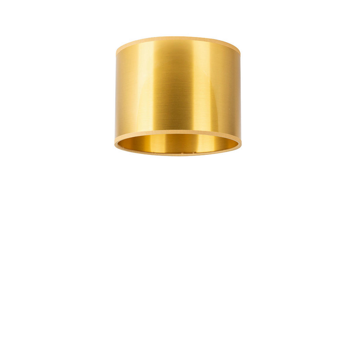 LEUCHTENSCHIRM 35/24 cm   - Goldfarben, Basics, Textil/Metall (35/24cm)