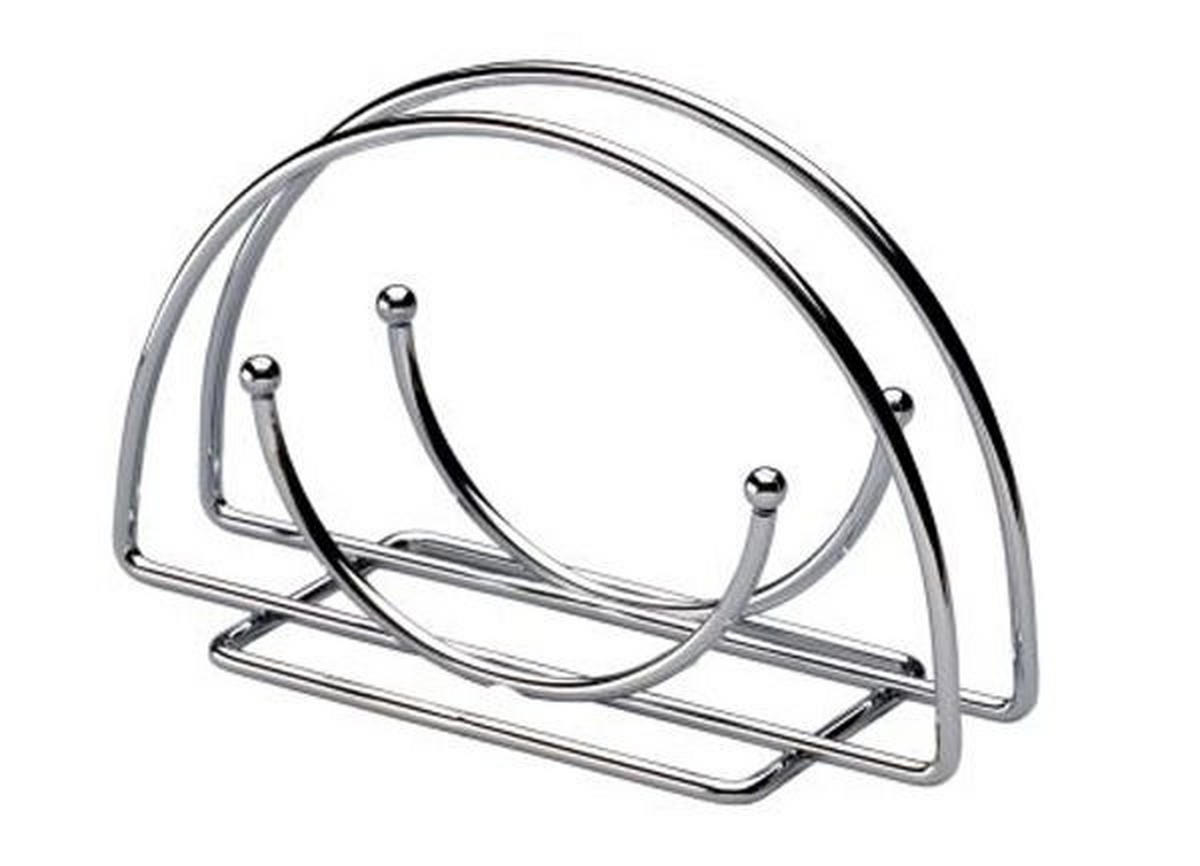 SERVIETTENHALTER    - Edelstahlfarben, Basics, Metall