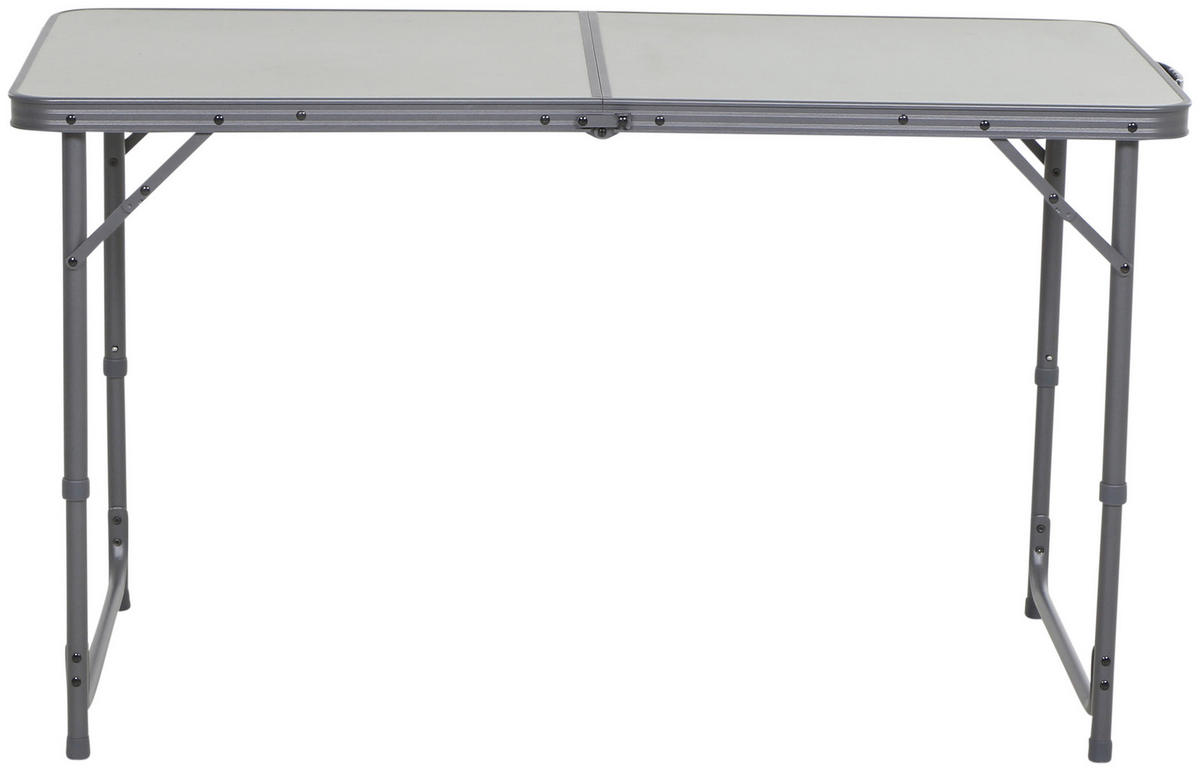 CAMPINGTISCH - Grau, KONVENTIONELL, Holzwerkstoff/Metall (120/60/70cm) - Siena Garden