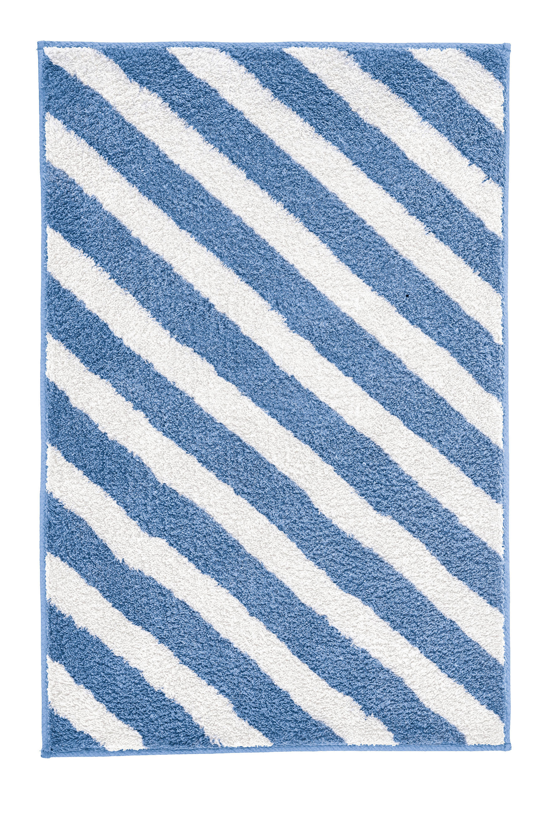 BADTEPPICH DIAGO Blau 70/120 cm  - Blau, Basics, Textil (70/120cm) - Kleine Wolke