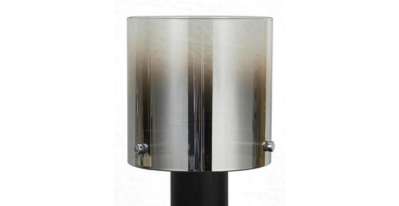 TISCHLEUCHTE Alesund 15/26 cm  - Dunkelgrau/Schwarz, Design, Glas/Metall (15/26cm) - Dieter Knoll