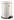 ABFALLEIMER ABFALLSAMMLER 116 13 L  - Sandfarben/Schwarz, Basics, Kunststoff/Metall (30/42,5cm) - Wesco