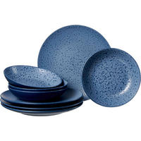 TAFELSERVICE Blau KITWE 8-teilig  - Blau, Trend, Keramik (29/17/29cm) - Ritzenhoff Breker
