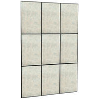 DEKOSPIEGEL - Klar/Schwarz, Design, Glas/Holzwerkstoff (80/120/2cm) - MID.YOU