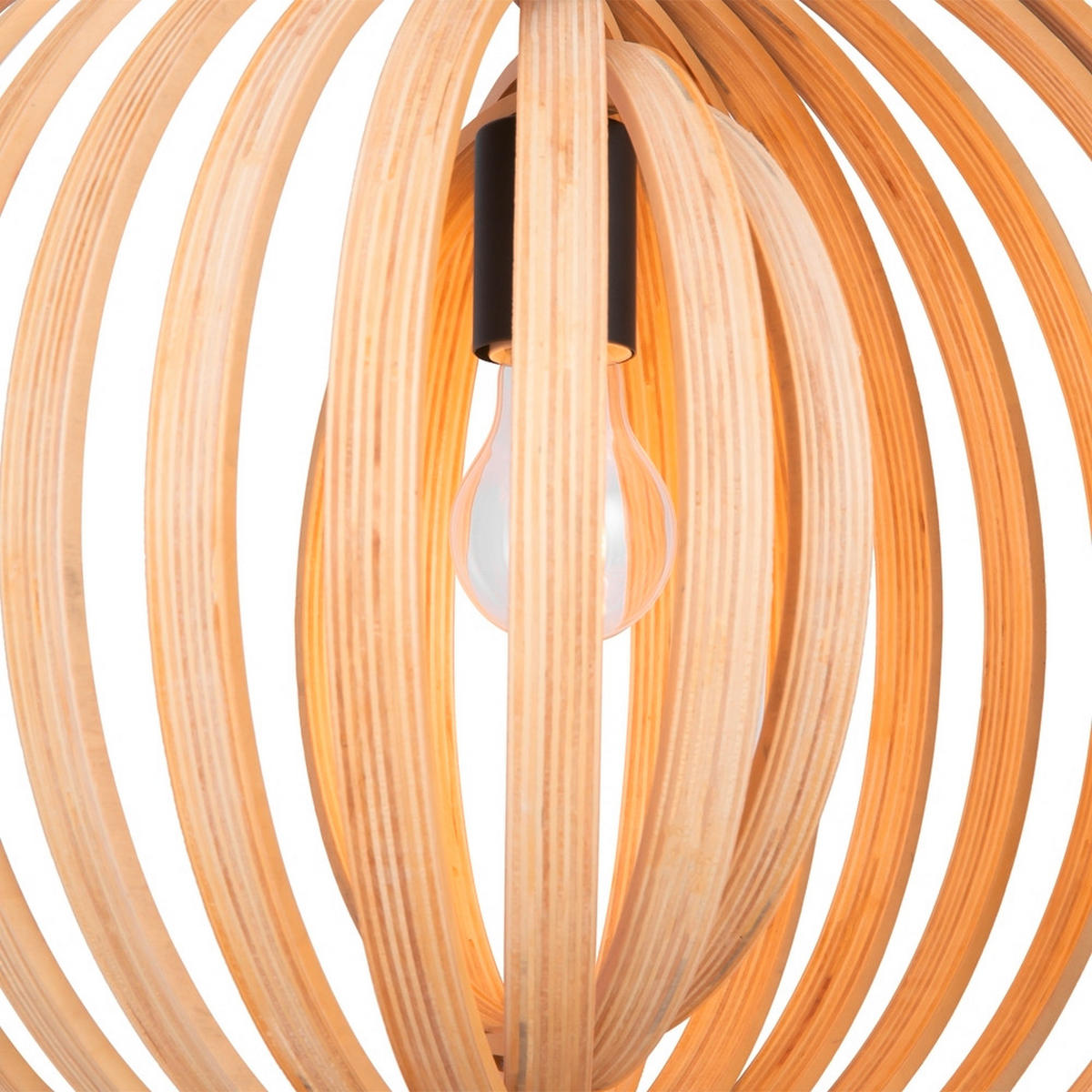 PENDELLEUCHTE 50/62,5 cm  - Beige/Schwarz, MODERN, Holz/Metall (50/62,5cm) - MAYTONI
