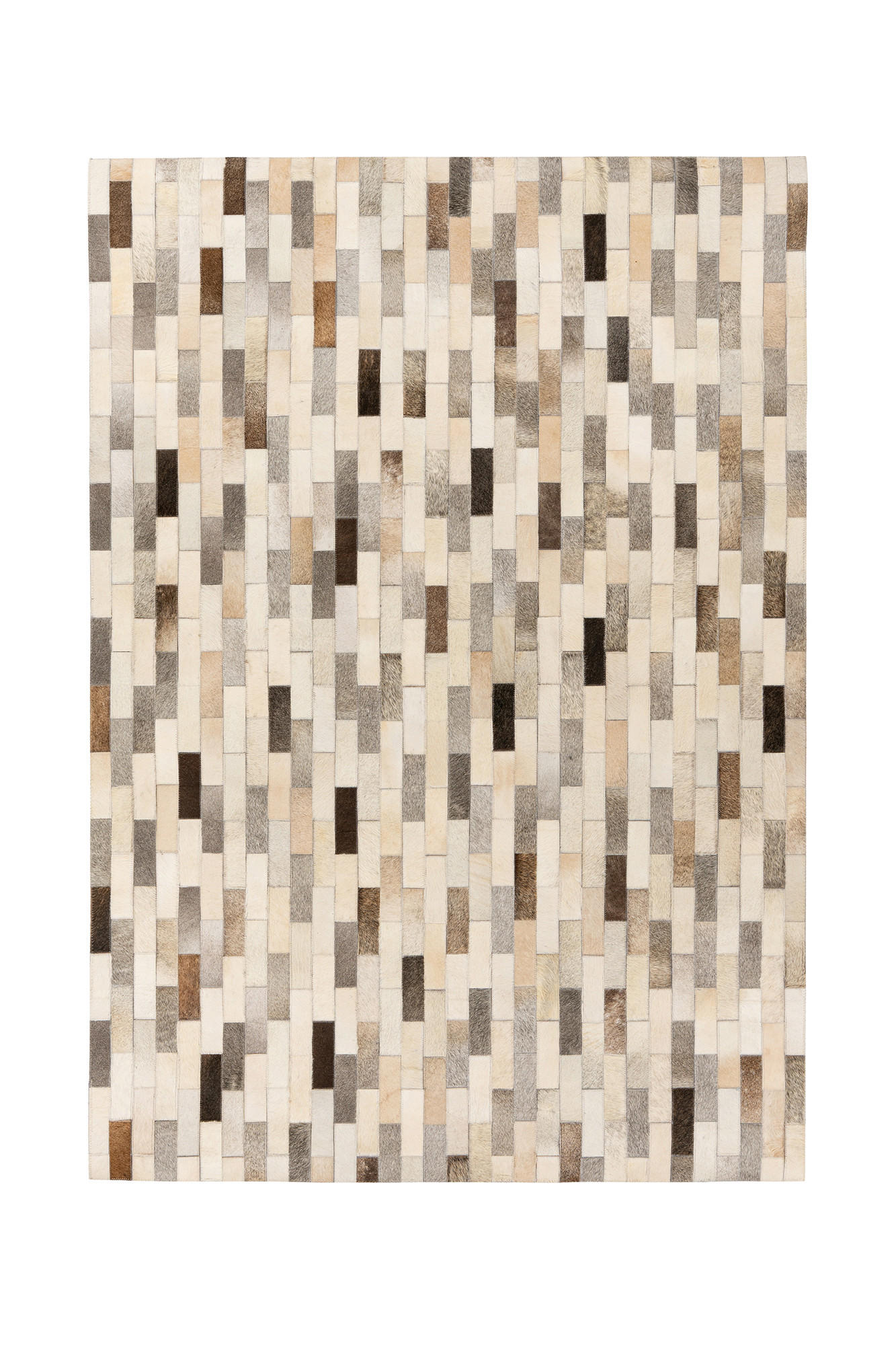 FLACHWEBETEPPICH 160/230 cm Lavin 825 Grau Grau  - Grau, KONVENTIONELL, Leder/Textil (160/230cm)