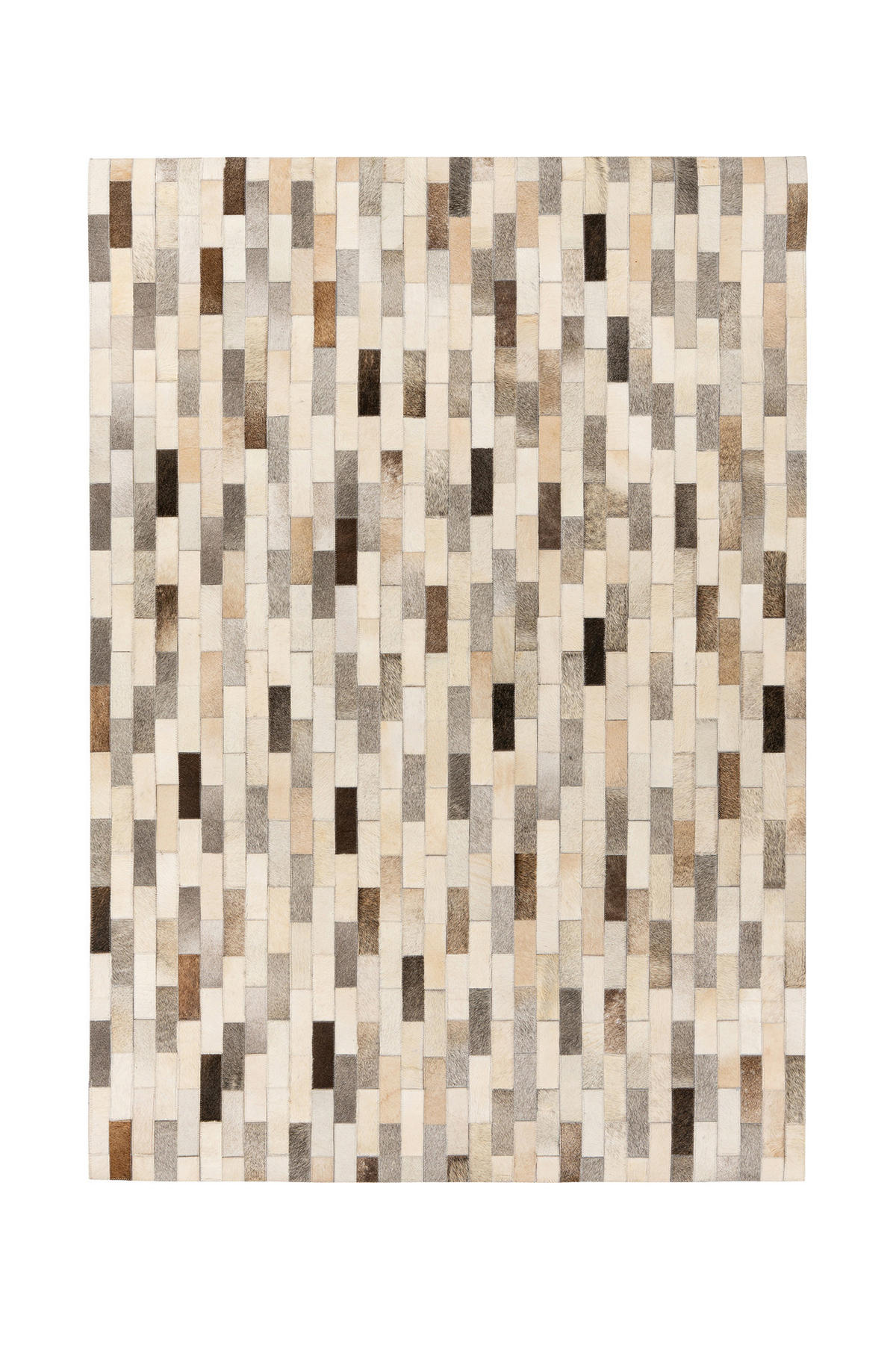 FLACHWEBETEPPICH 120/170 cm Lavin 825 Grau Grau  - Grau, KONVENTIONELL, Leder/Textil (120/170cm)