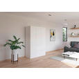 KLEIDERSCHRANK  in Weiß  - Weiß, Trend, Holzwerkstoff/Kunststoff (136/197/54cm) - Xora