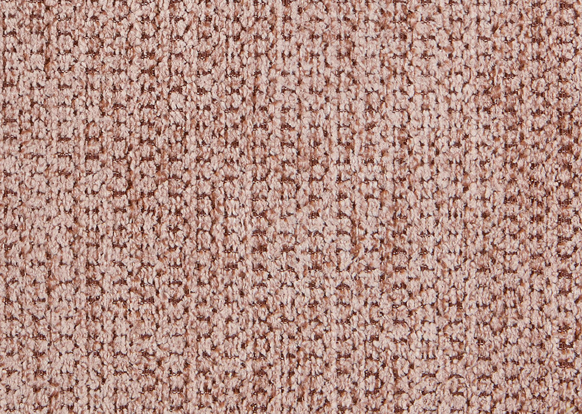 HOCKER in Textil Rostfarben  - Rostfarben/Schwarz, Design, Textil/Metall (138/44/67cm) - Beldomo Style