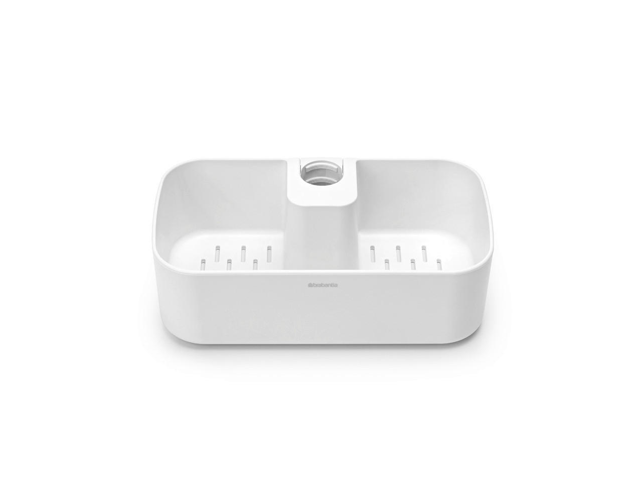 KORPA ZA TUŠ KABINU  plastika  - bela, Osnovno, plastika (13,3/7,5/24,4cm) - Brabantia