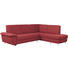 WOHNLANDSCHAFT - Rot/Alufarben, Design, Textil/Metall (262/212cm) - Venda