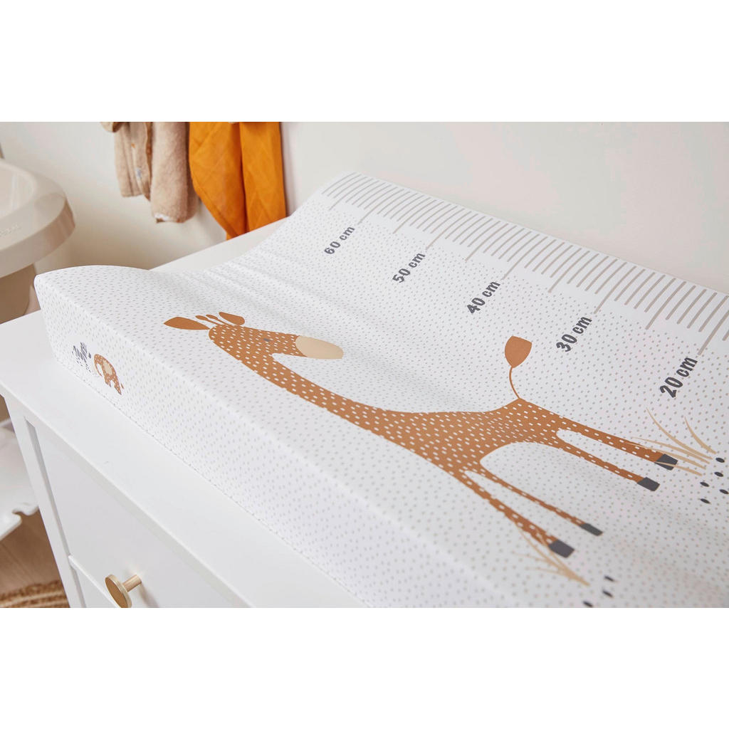 Thumbnail - Bebe Jou Wickelauflage Steppe, Taupe, Kunststoff, Füllung: Schaumstoff, 44x9x72 cm, Made in EU, Oeko-Tex® Standard 100, ...