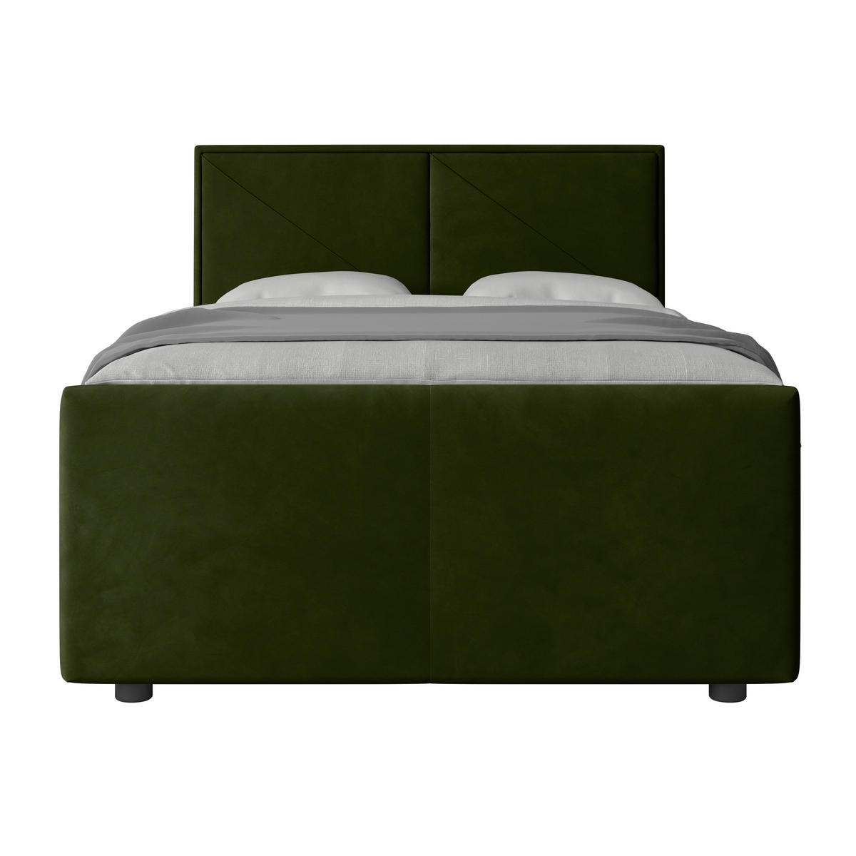 BOXSPRINGBETT 140/200 cm  in Grün  - Grün, Modern, Holz/Kunststoff (140/200cm) - MID.YOU
