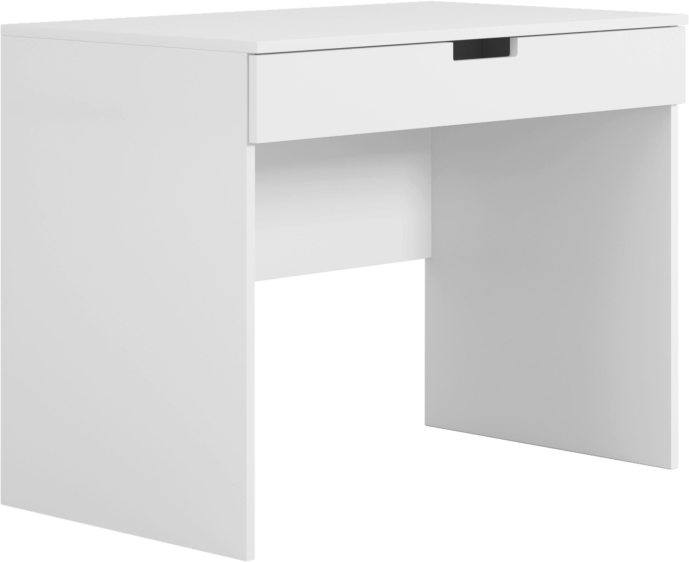 PÍSACÍ STÔL PRE MLÁDEŽ, biela, 100/60/75,5 cm - biela, Modern, kompozitné drevo (100/60/75,5cm) - MID.YOU