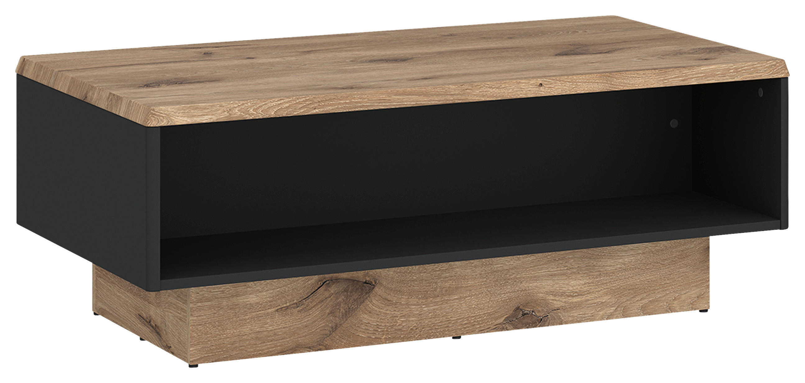 Couchtisch Pardoo Eichefarben/anthrazit B: 110cm