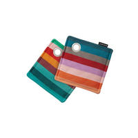 TOPFLAPPEN Orange, Türkis  - Türkis/Orange, Basics, Textil (18,5/18,5/2cm)