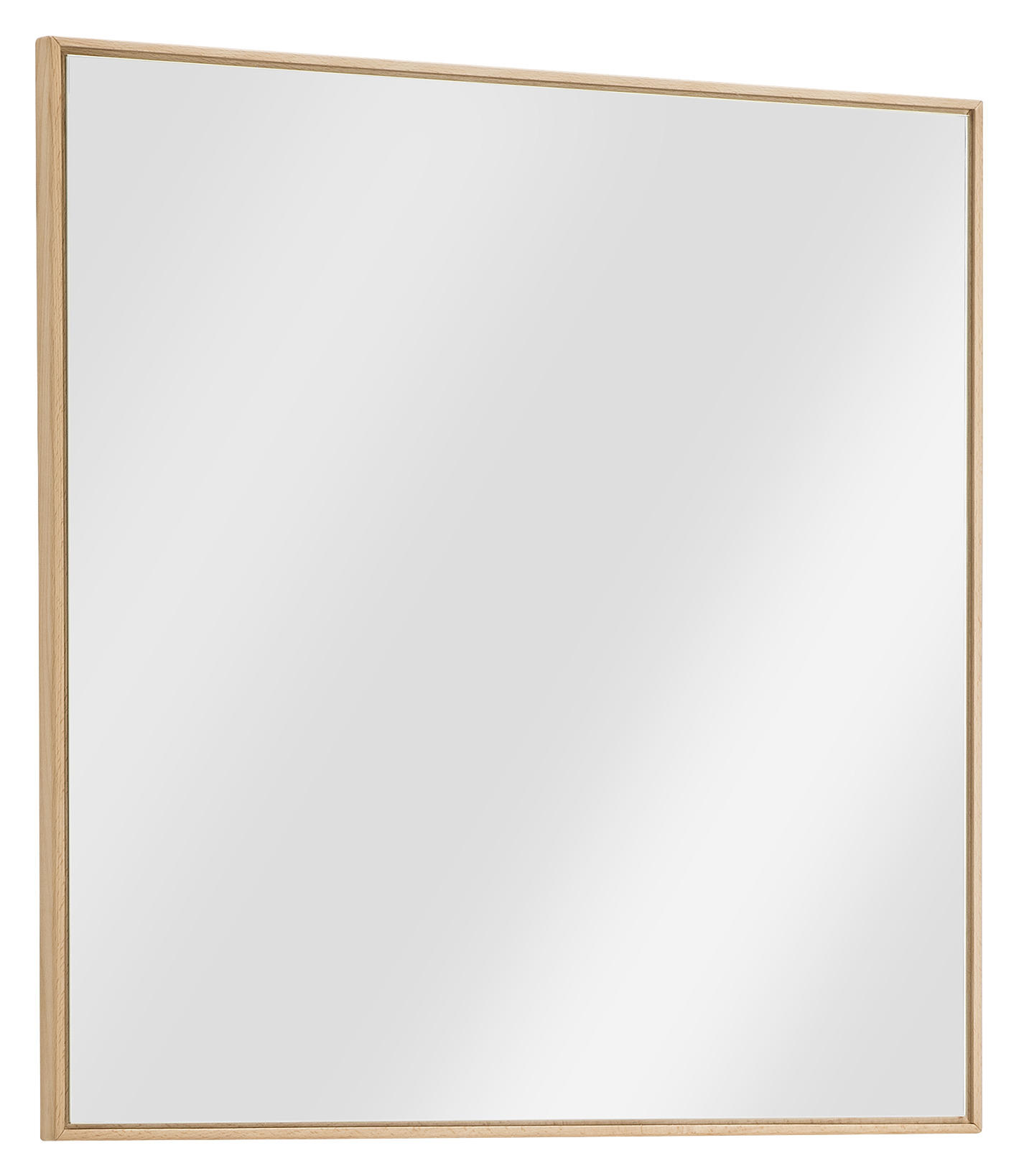 WANDSPIEGEL 72/72/3 cm    - Buchefarben, MODERN, Glas/Holz (72/72/3cm) - Linea Natura