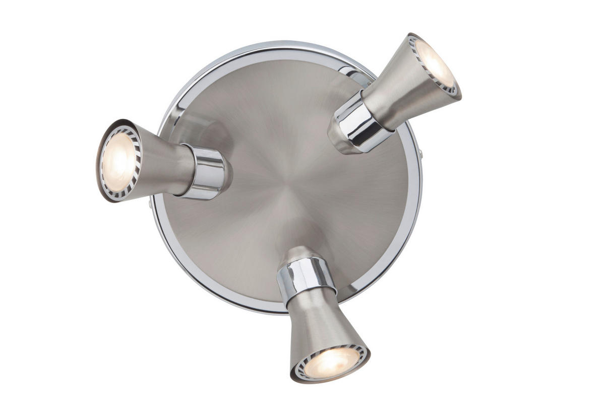 LED-DECKENSTRAHLER - Chromfarben, Basics, Metall (18/13,5cm) - Brilliant