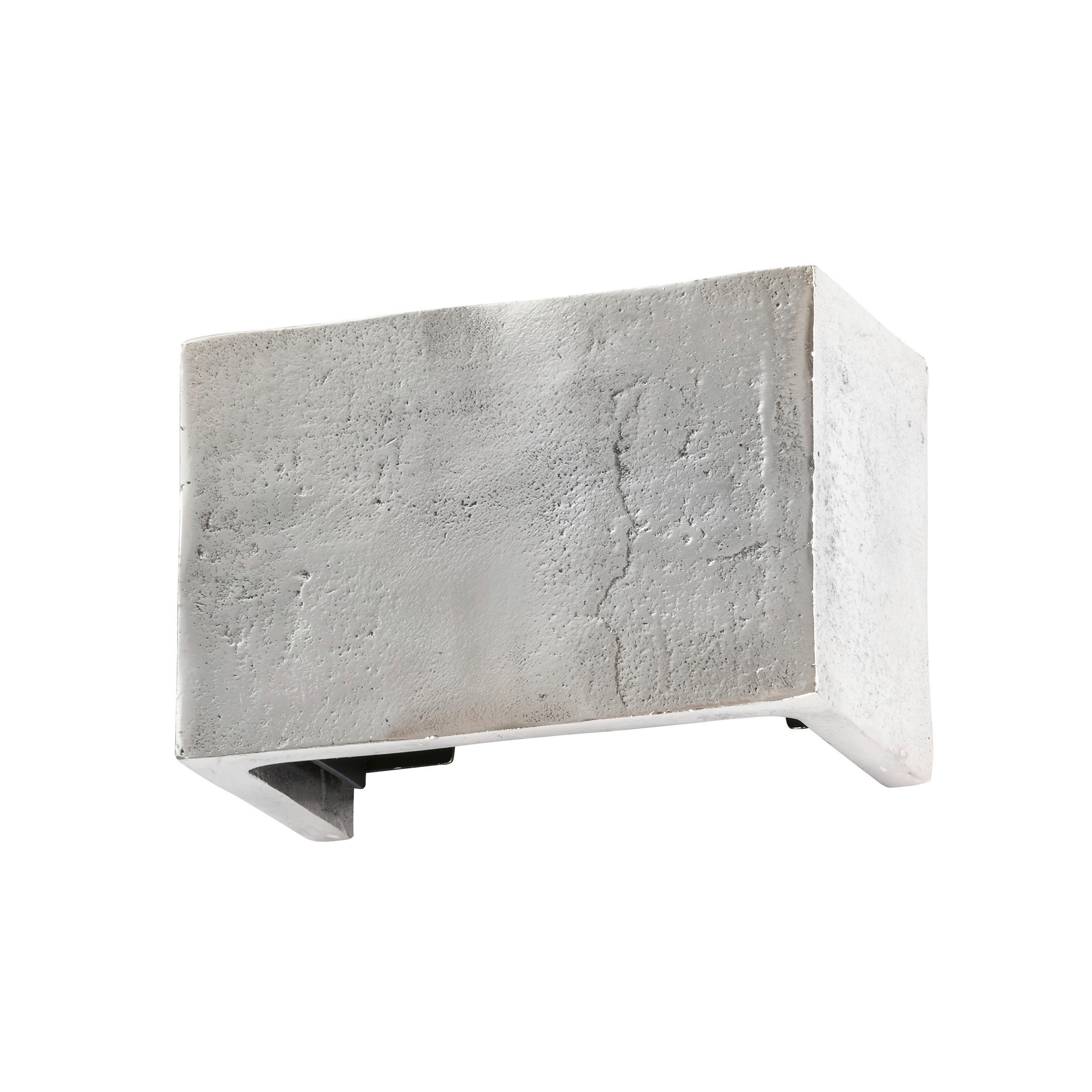 LED-WANDLEUCHTE - Nickelfarben, Design, Metall (15/10/7cm) - Fischer &amp; Honsel