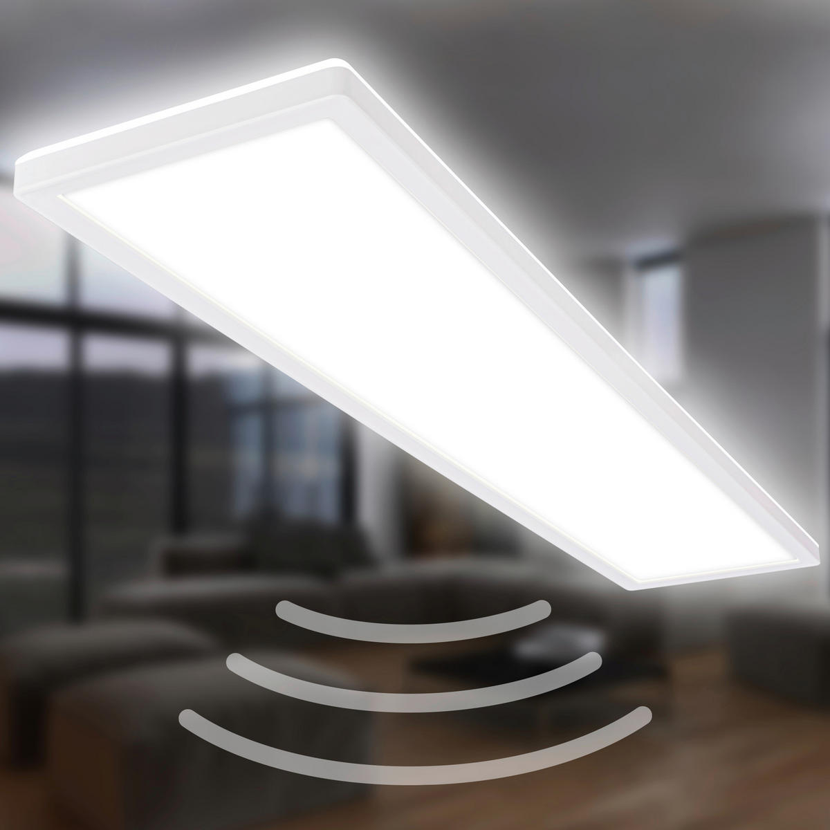 LED-PANEEL Move 98/20/3 cm   - Weiß, Basics, Kunststoff (98/20/3cm)