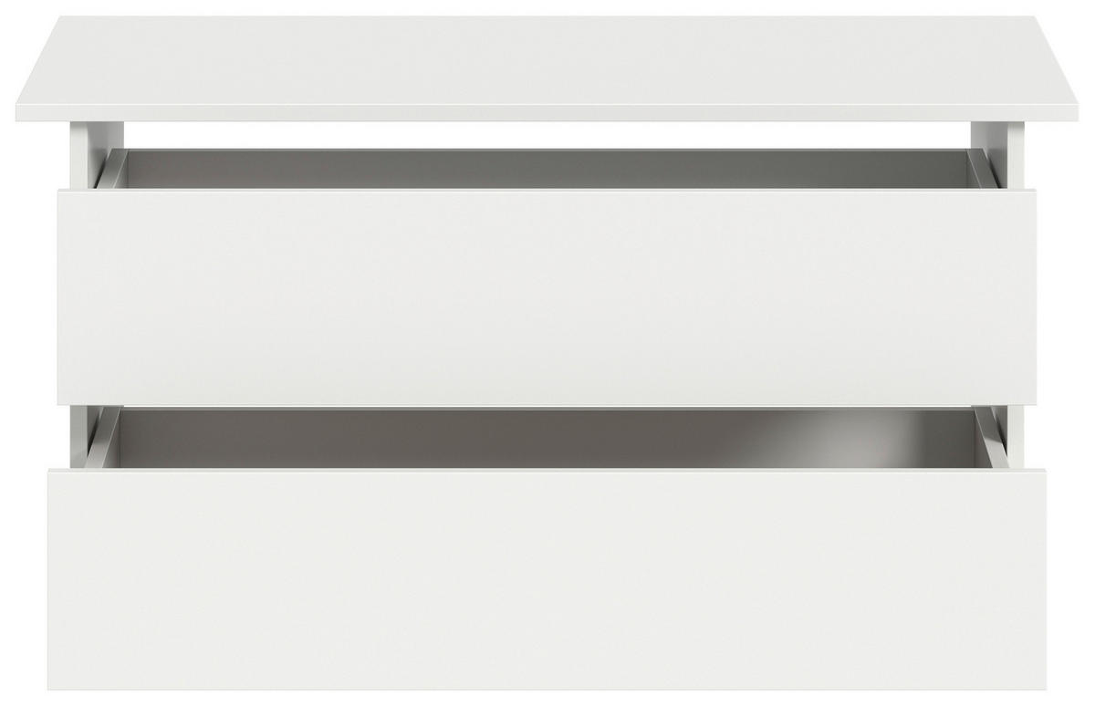 SCHUBKASTENEINSATZ  - Weiß, MODERN, Holzwerkstoff (97/47/48cm) - MID.YOU