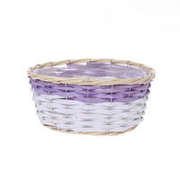 PFLANZTOPF  - Lila/Weiß, LIFESTYLE, Holz/Kunststoff (22,5/17,5/10,5cm)