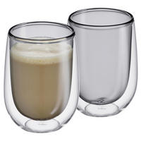 KAFFEEGLÄSERSET VERONA  - Grau, KONVENTIONELL, Glas (9/11cm) - Cilio