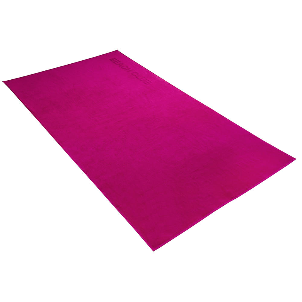 STRANDTUCH Beach Club Pink 100/180 cm  - Pink, Basics, Textil (100/180cm) - Vossen