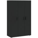 DREHTÜRENSCHRANK  in Anthrazit  - Anthrazit/Schwarz, KONVENTIONELL, Holzwerkstoff/Kunststoff (111/179/52cm) - Carryhome