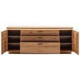 SIDEBOARD 210/84/44 cm  - Eichefarben/Anthrazit, Natur, Holz/Holzwerkstoff (210/84/44cm) - Linea Natura