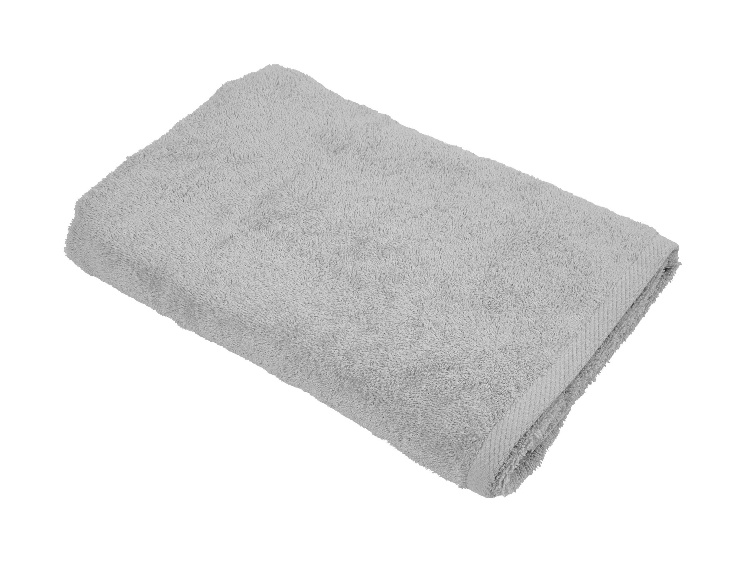 DUSCHTUCH Palma 70/140 cm  - Silberfarben, Basics, Textil (70/140cm) - Esposa