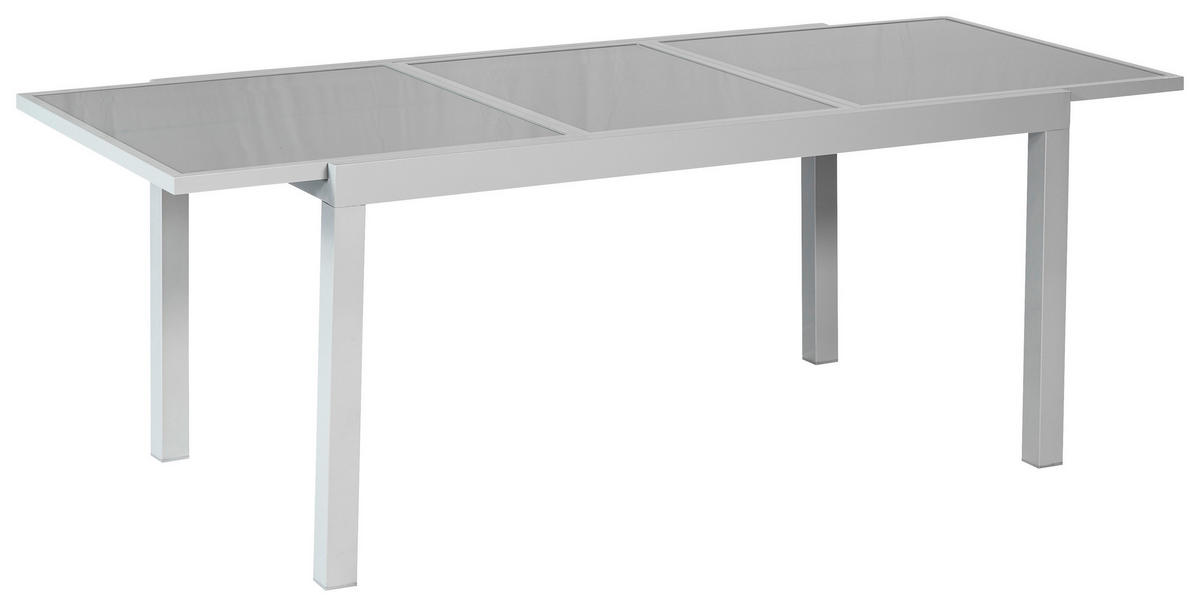 GARTENSET Aluminium  - Blau/Silberfarben, MODERN, Textil/Metall - Gardenson