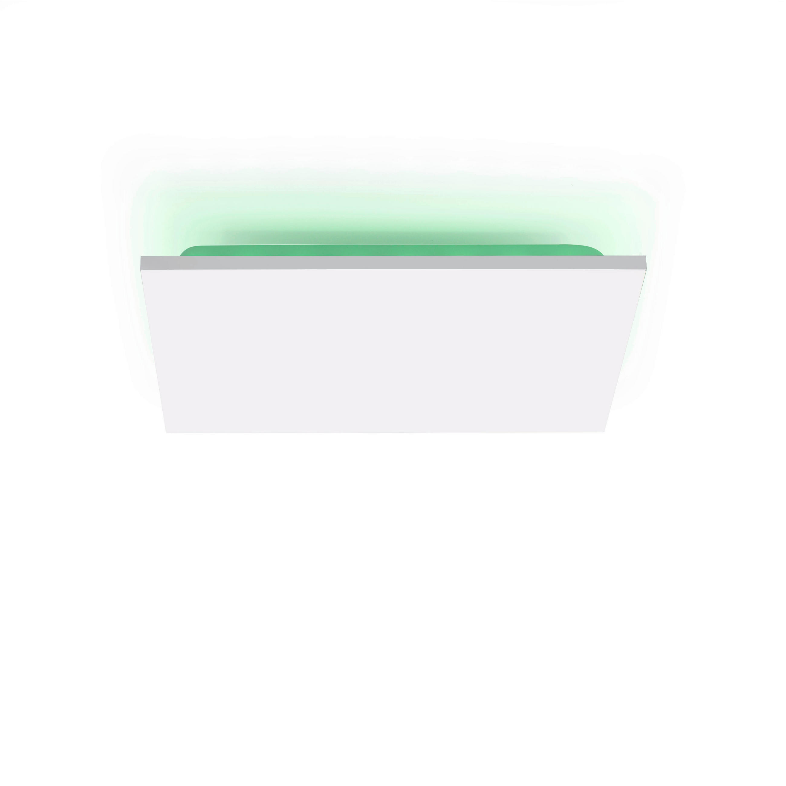 LED-DECKENLEUCHTE Gustav 45/45/7 cm   - Weiß, Design, Kunststoff/Metall (45/45/7cm)