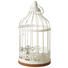 PTAČÍ KLEC - bílá, Trend, kov/kompozitní dřevo (11/21cm) - Ambia Home PTAČÍ KLEC - bílá, Trend, kov/kompozitní dřevo (11/21cm) - Ambia Home