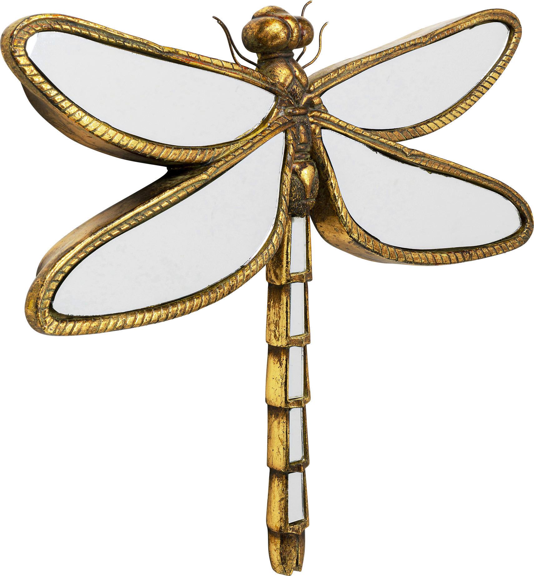WANDDEKO    - Goldfarben, LIFESTYLE, Glas/Kunststoff (36/47/5cm) - Ambia Home