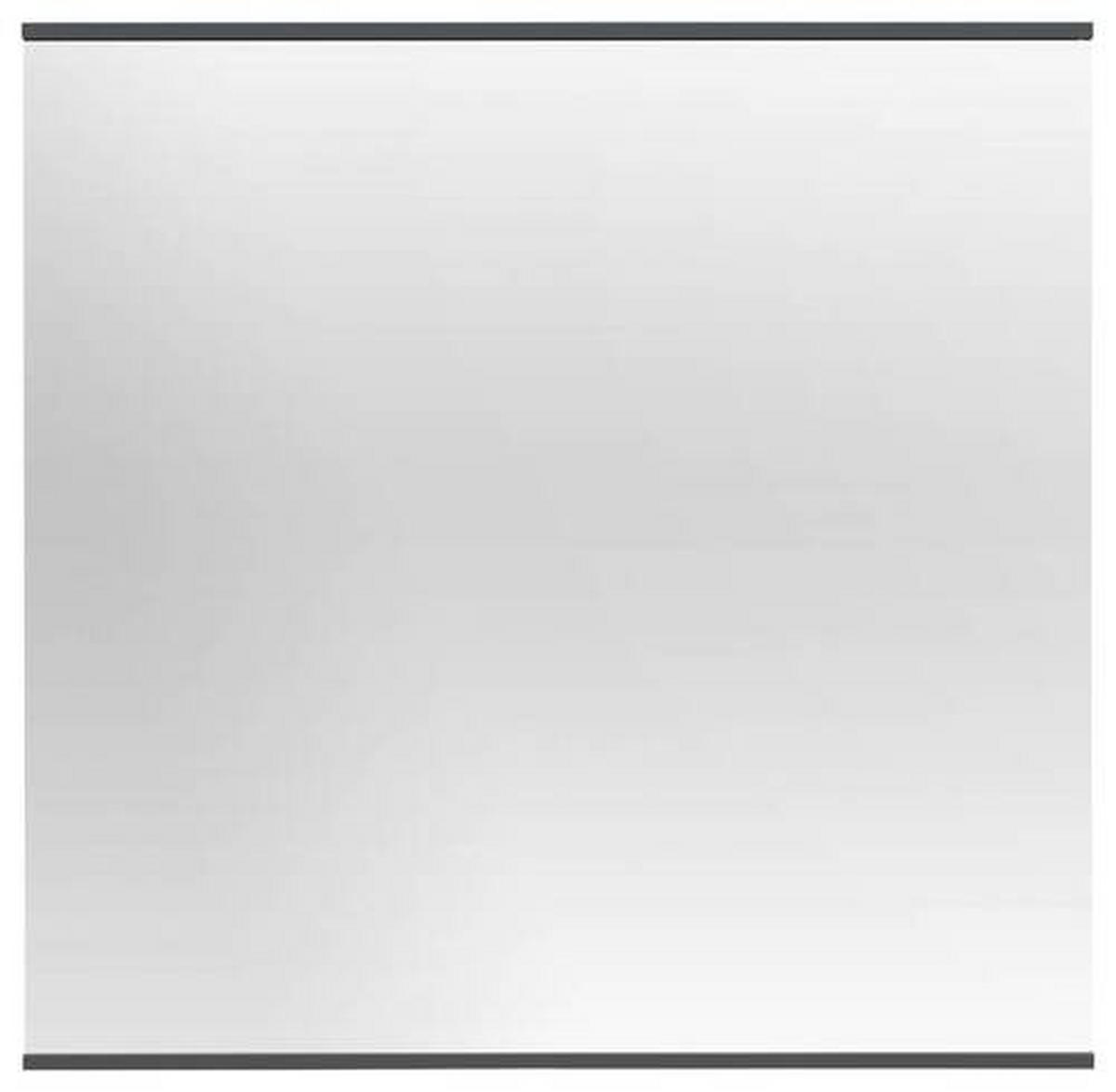 WANDSPIEGEL 82/80/2 cm    in rechteckig  - Grau, Design, Glas/Holz (82/80/2cm) - Dieter Knoll