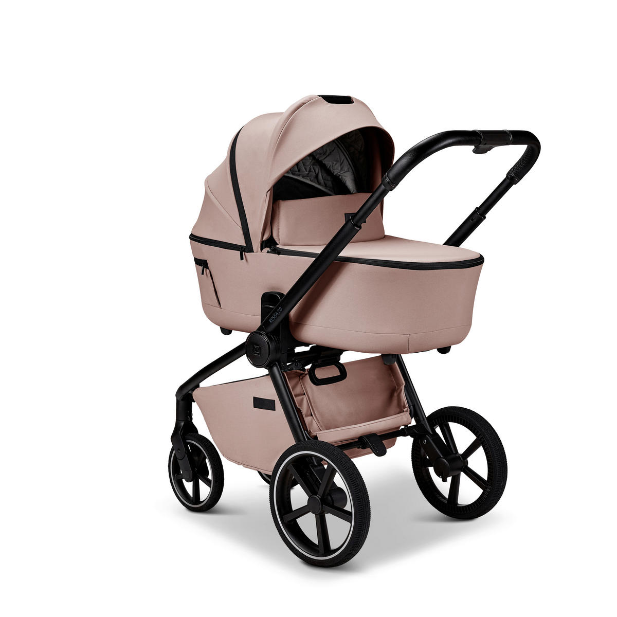 KOMBIKINDERWAGEN  Resea 2.0  Sand  - Sandfarben/Schwarz, Basics, Textil (96/57/114cm) - Moon
