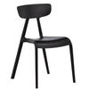 STOL  - svart, Design, plast (49/79,5/54cm)