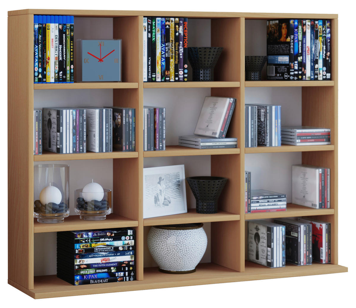 HYLLA i 102/83/18 (23) cm bokfärgad  - bokfärgad, Klassisk, trämaterial (102/83/18 (23)cm) - MID.YOU