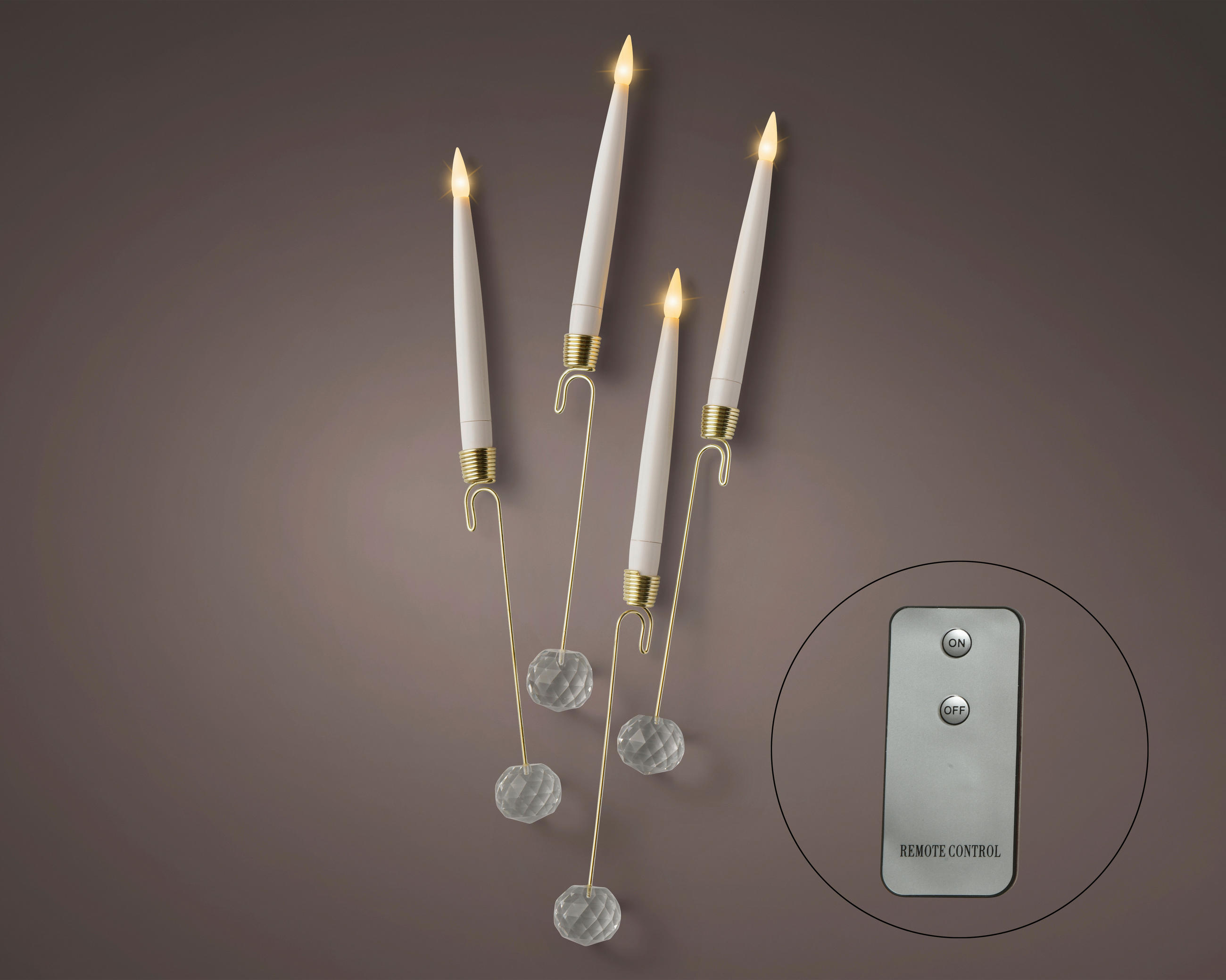 LED GYERTYA  - Basics (15/15/15cm)